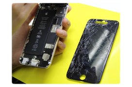 iPhoneの画面タッチパネル修理